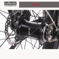 2018 36v350W Bafang Mid Drive elektrisches Fahrrad mit versteckter Batterie, fetten Reifen Elektrofahrrad